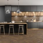 Coffee Oak Herringbone flooring for your kitchen