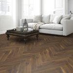 Coffee Oak Herringbone flooring for your living room