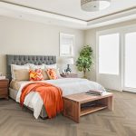 Greige Oak Herringbone flooring for your bedroom