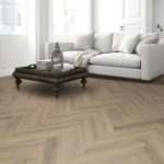 Greige Oak Herringbone flooring for your living room