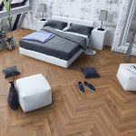 Oak Robust Fumed Herringbone flooring for your bedroom
