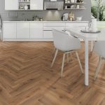 Oak Robust Fumed Herringbone flooring for your kitchen