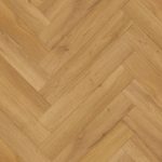 Oak Robust Natural Herringbone flooring close up