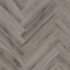 Rustic Grey Oak Herringbone flooring close up