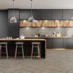 Volcanic Oak Herringbone flooring for your kitchen