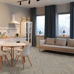 Volcanic Oak Herringbone flooring for your lounge