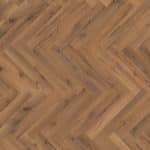 Oak Robust Fumed Herringbone flooring close up