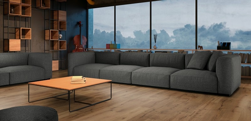 Sparta Oak flooring room view
