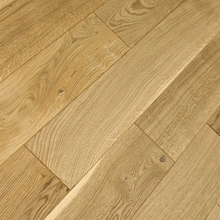 Solid 150mm Brushed & Oiled flooring close up