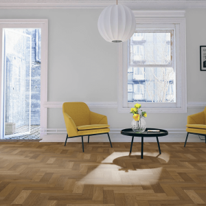 P3-HER-HO Harvest Oak Herringbone dining room flooring