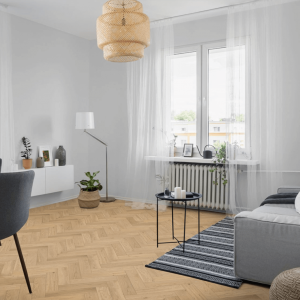 P3-HER-WO Whisper Oak Herringbone Flooring Lifestyle 3