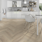 SPC-HER-SSO Seashell Oak Herringbone flooring