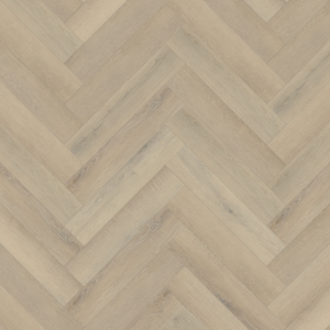SPC-HER-SSO Seashell Oak Herringbone flooring Frontal
