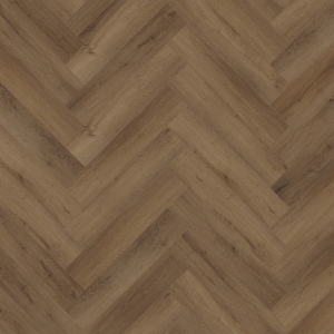 SPC-HER-TO Truffle Oak Herringbone flooring Frontal