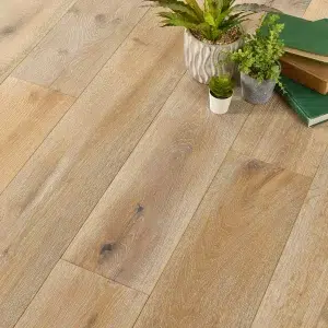 Engineered 15/4x190mm Deep Brushed White Oiled