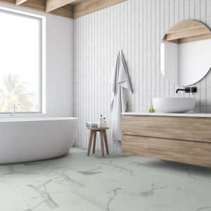 Gloss Carrara White Tile - Sample
