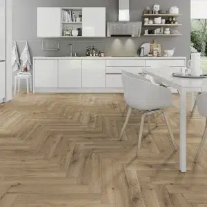 Costa Oak Herringbone - Sample
