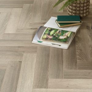 Georgia Grey Herringbone - Sample
