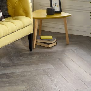 Nolan Grey Herringbone - Sample