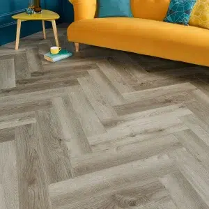 Reed Grey Herringbone - Sample